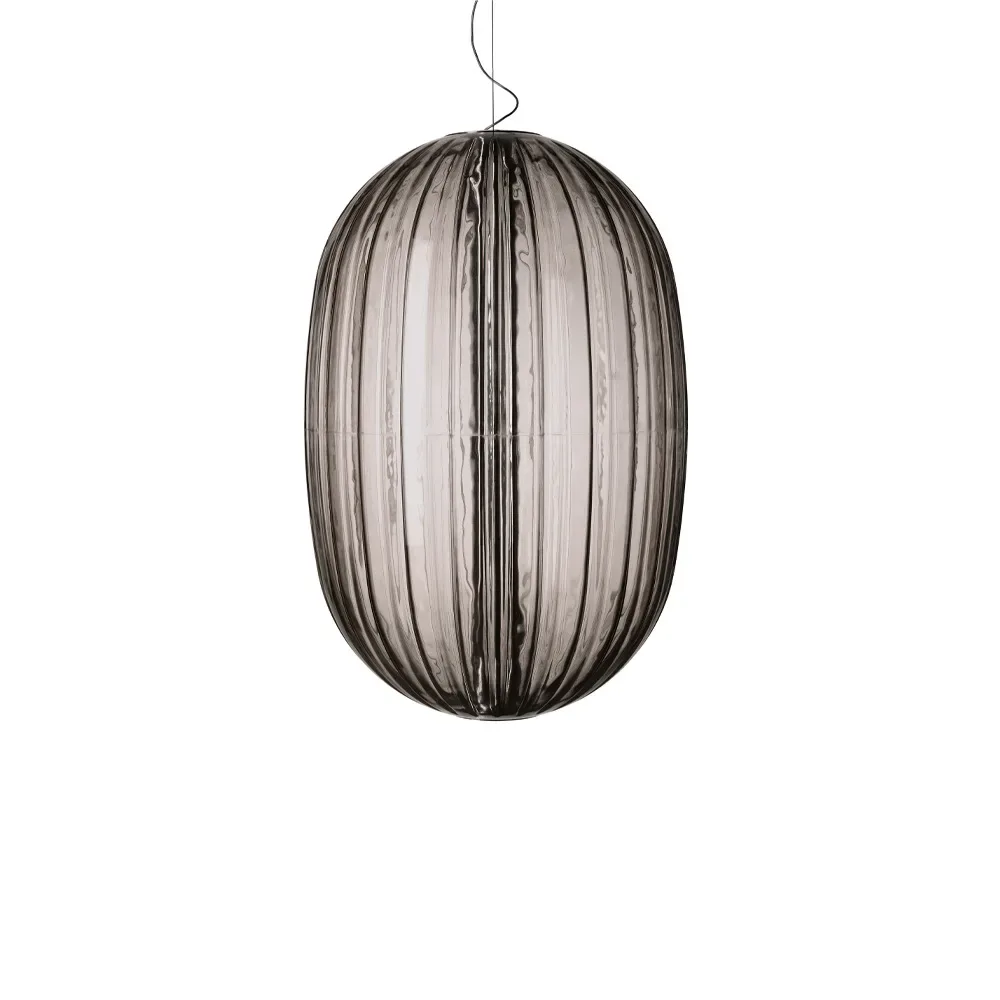Foscarini Plass pendel Ø75 cm grigio, led