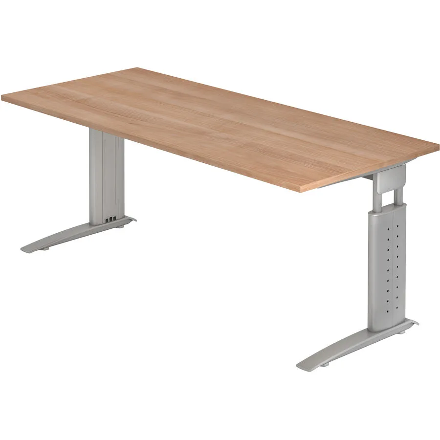 Schreibtisch Office Nussbaum Dekor Holzwerkstoff B 180 T 80 cm
