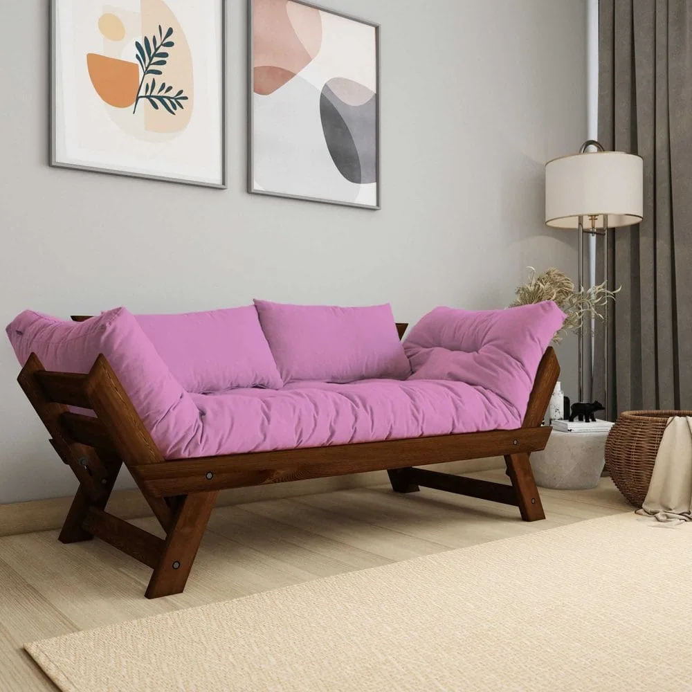 Zylar 2-sits Bäddsoffa - Rosa
