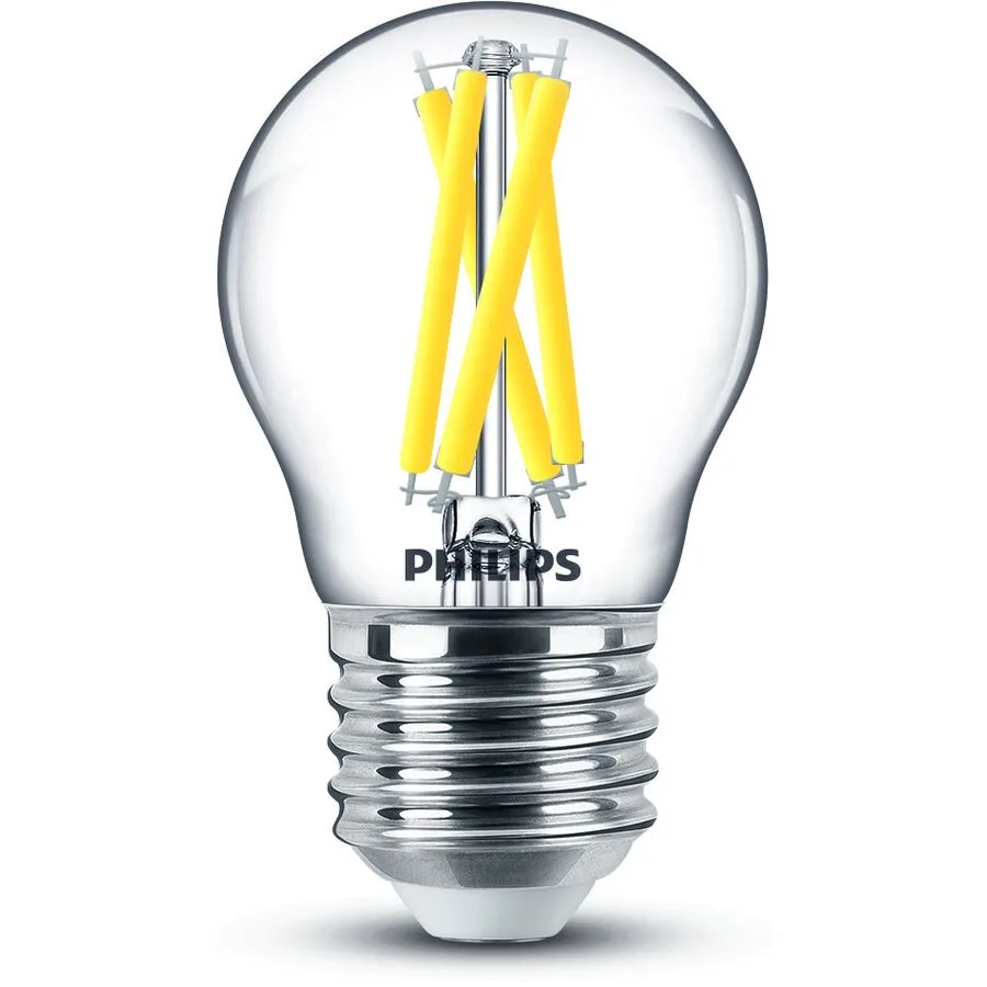 Leuchtmittel Philips Glas E27 3.4 W - Farbe: klar - LED - Lichtfarbe: Extra warmweiss - LED Leuchtmittel