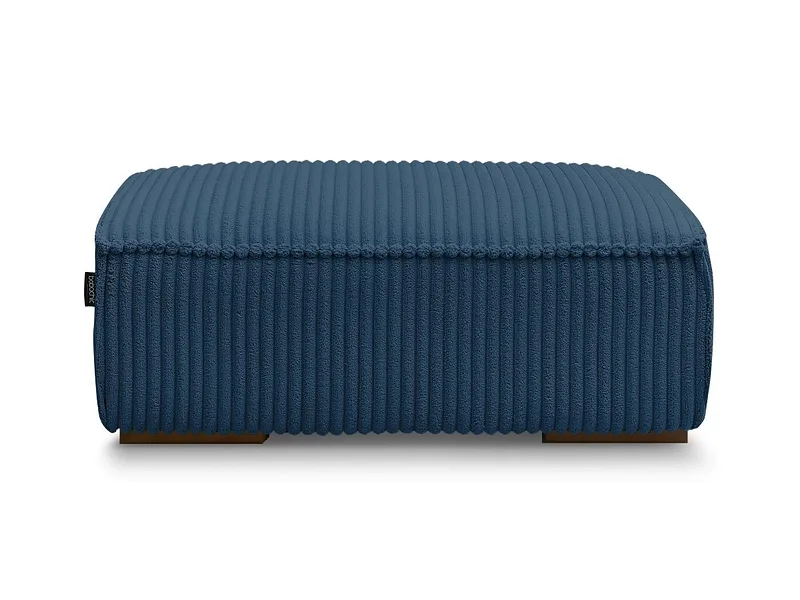 Hocker BOBOCHIC CHELSEA 68x100x40cm cord-stoff dunkelblau