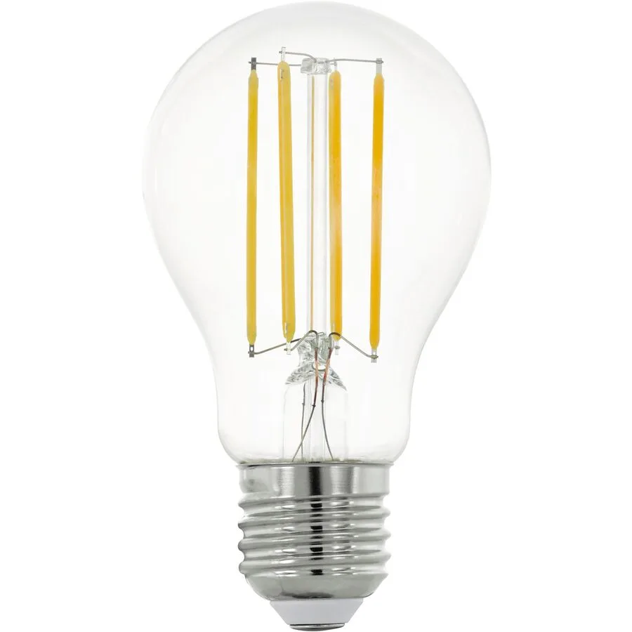 Eglo Leuchtmittel LEDE27 Glas E27 6 W - Farbe: Transparent - LED - Lichtfarbe: Helles Neutralweiss - LED Leuchtmittel