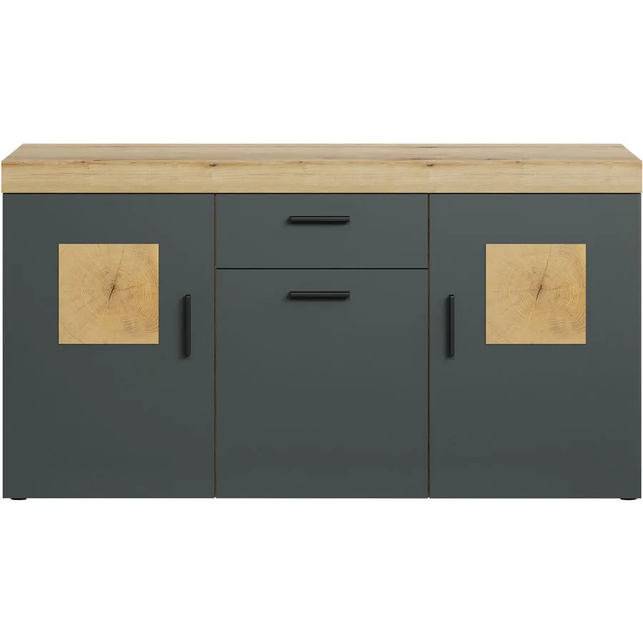 Sideboard Henderson eiche Holzwerkstoff B 160 H 86 cm