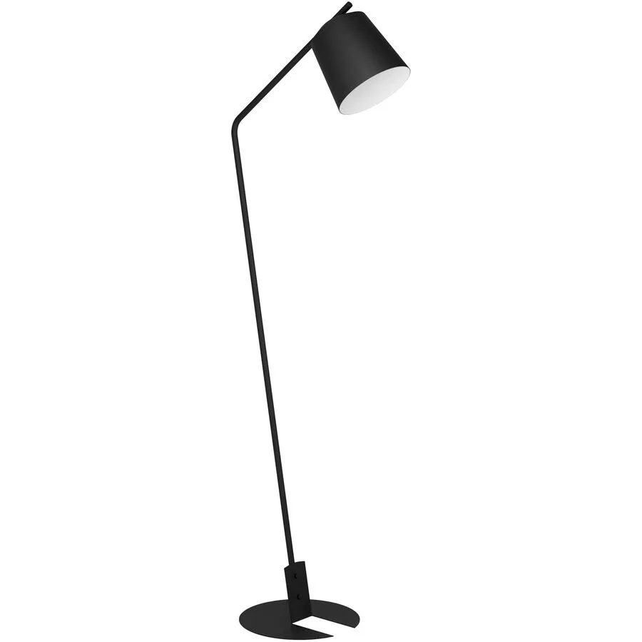 Eglo Stehlampe Oneda Schwarz/Weiss Stahl 20 cm 160.5 cm