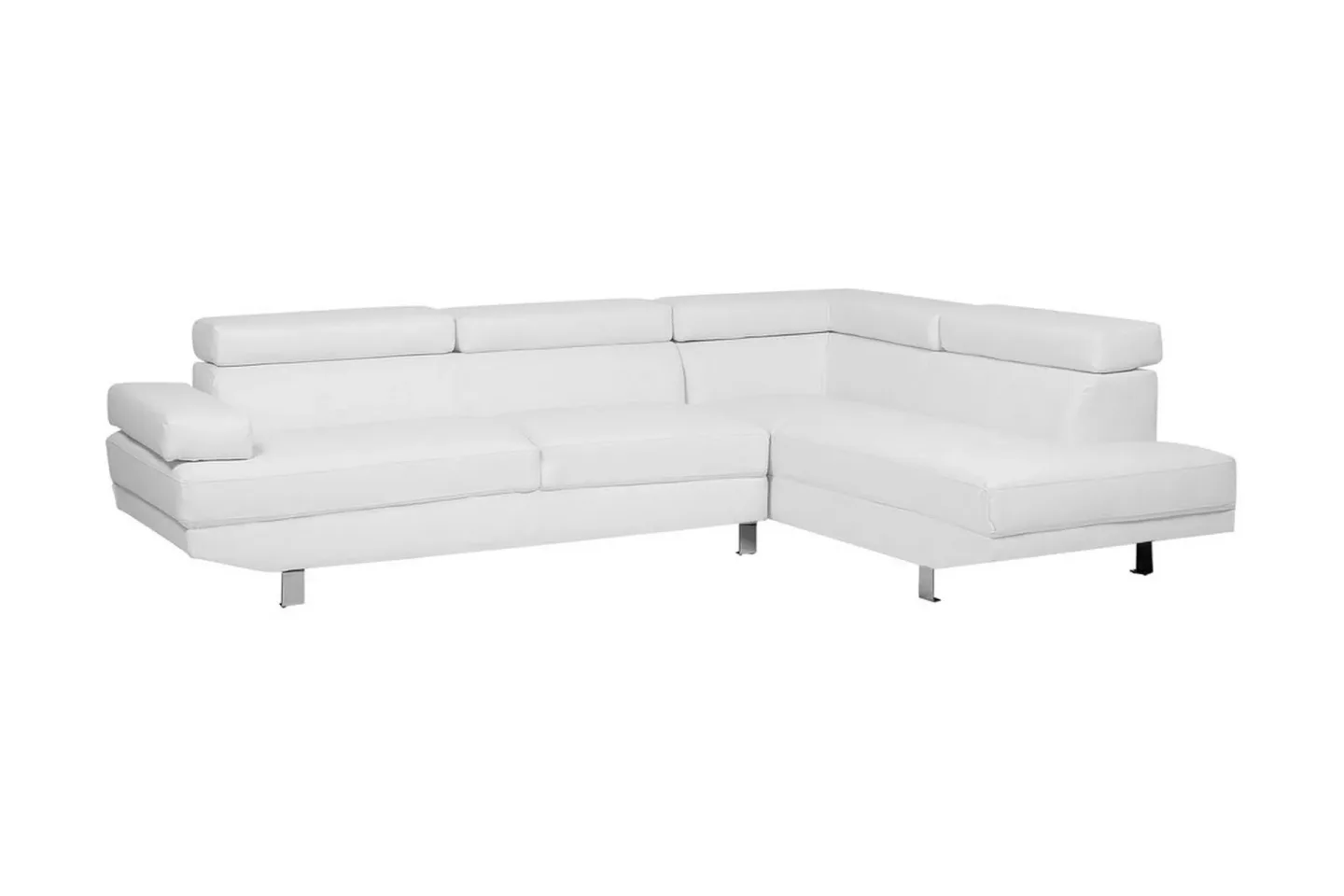 Hörnsoffa Norrea 261 cm - Vit