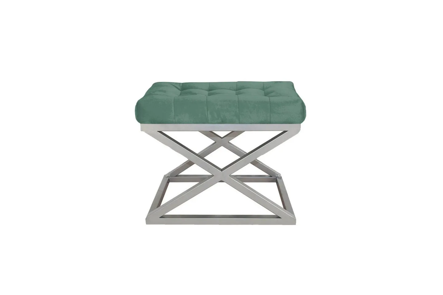 Gillie Sittpuff 40 cm - Silver/Grön