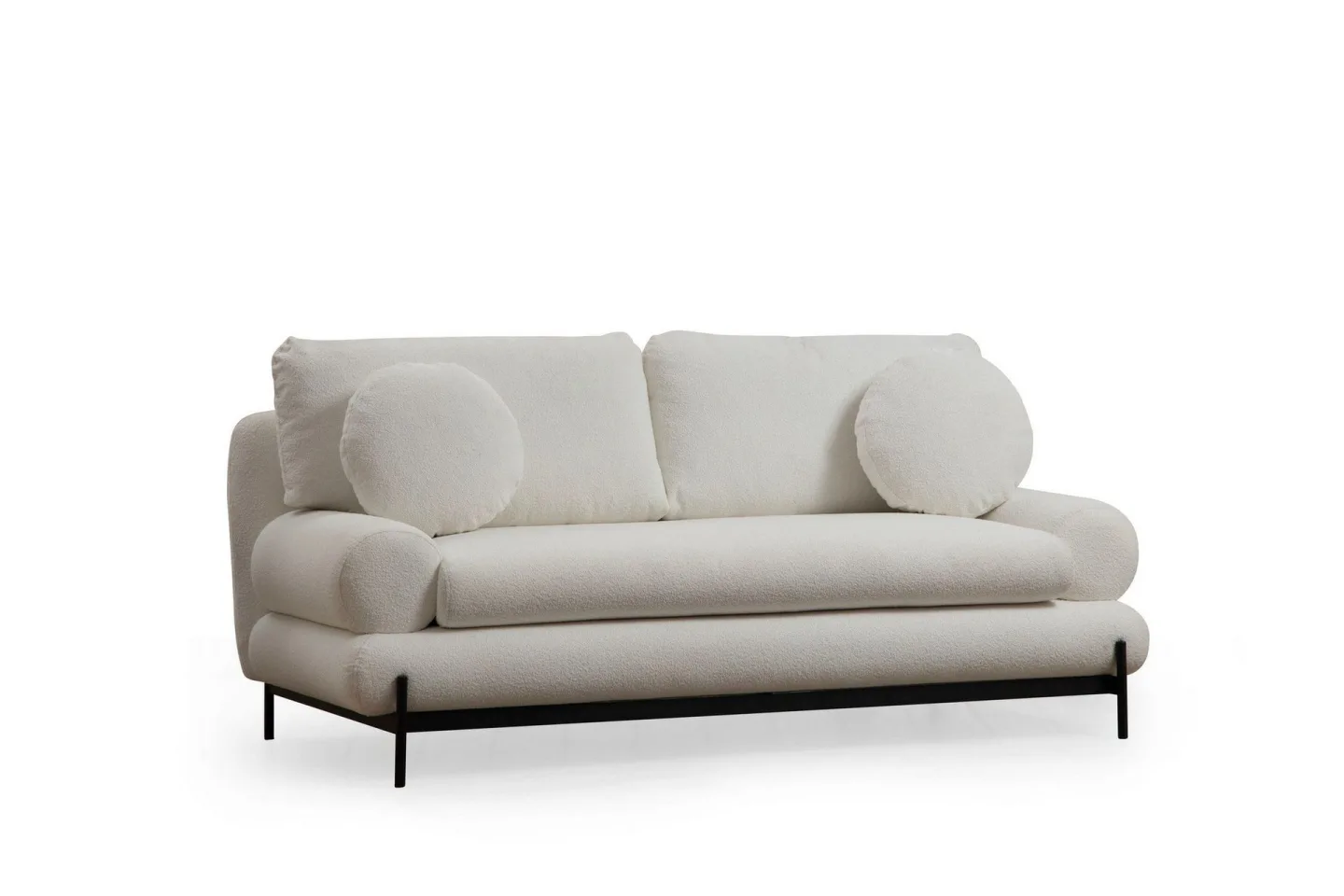 Cassius Soffa 2-sits - Vit