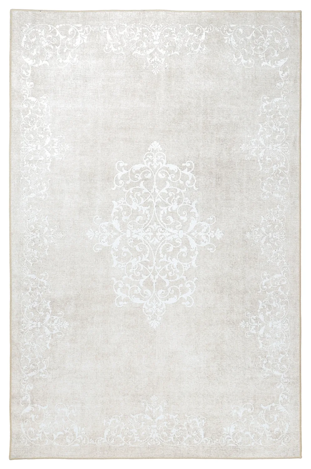 Flachgewebter Teppich - Santi (beige) (Größe: 230 x 340 cm)