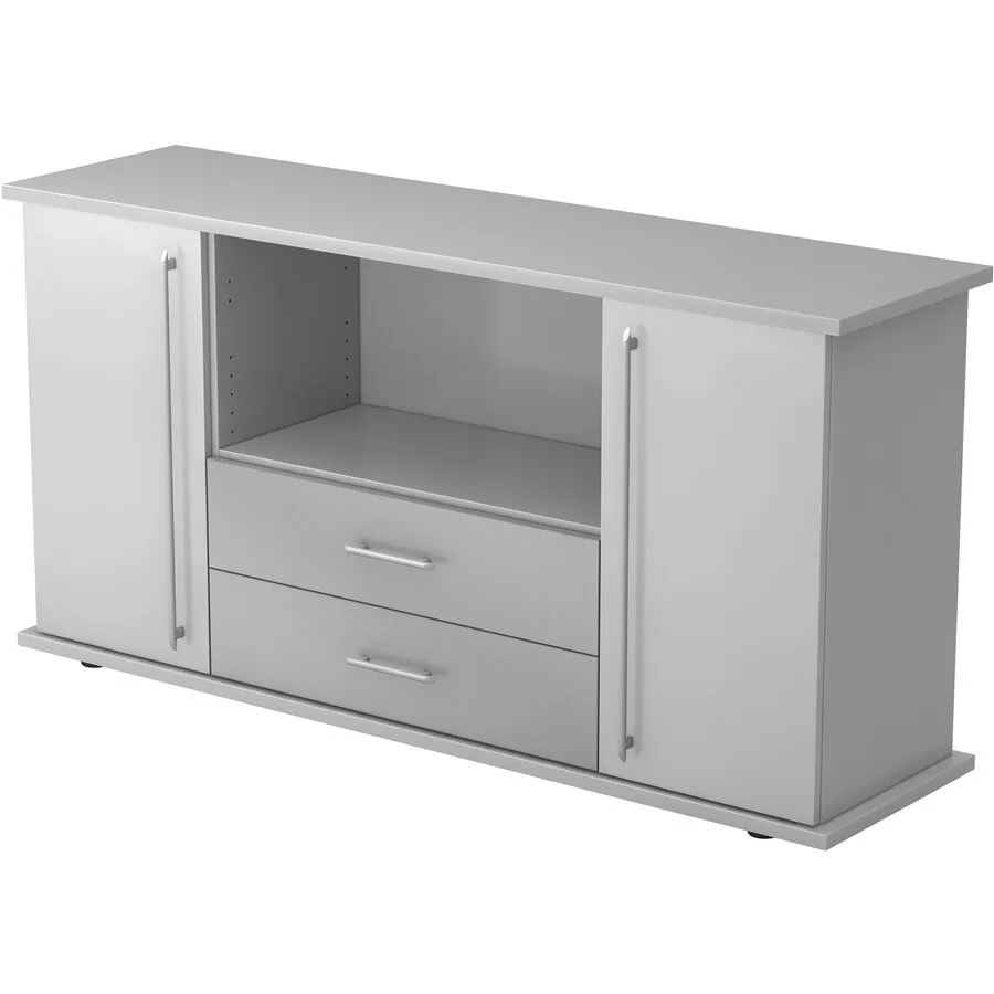Sideboard Office Grau Holzwerkstoff B 166.1 H 84 cm