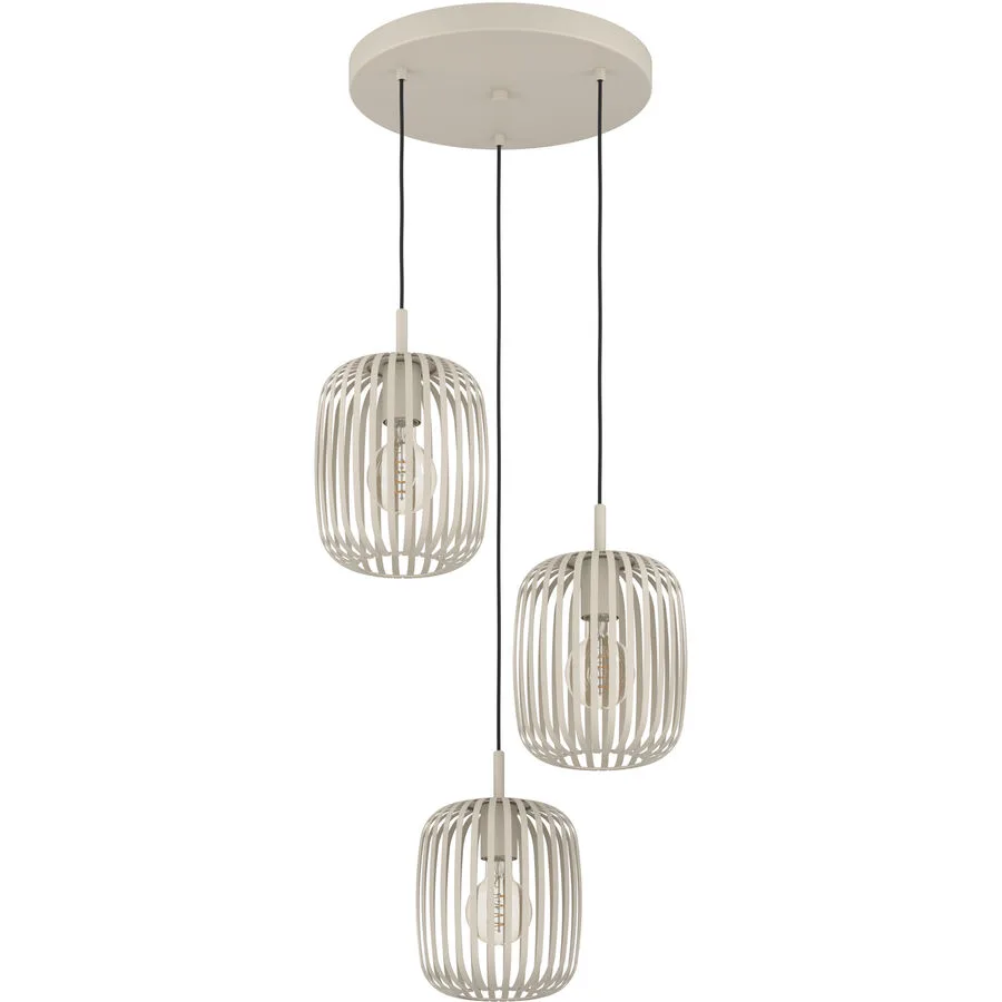 Eglo Pendellampe Romazzina Beige Stahl 110 cm - Farbe: sand