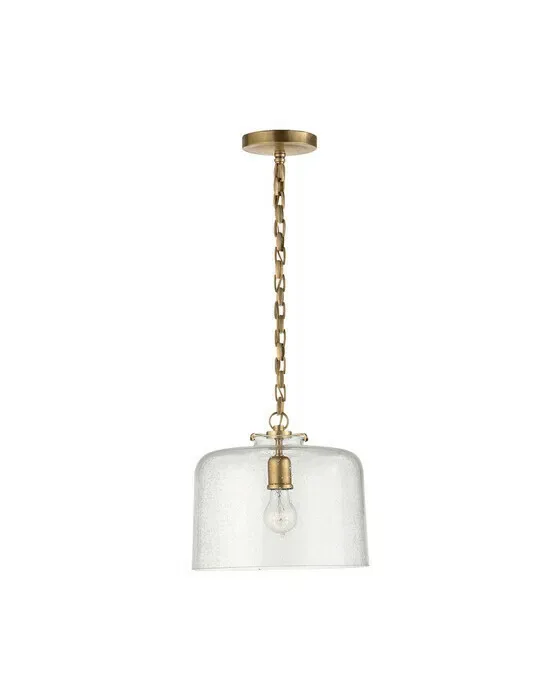 Katie Dome Pendant Antique Brass