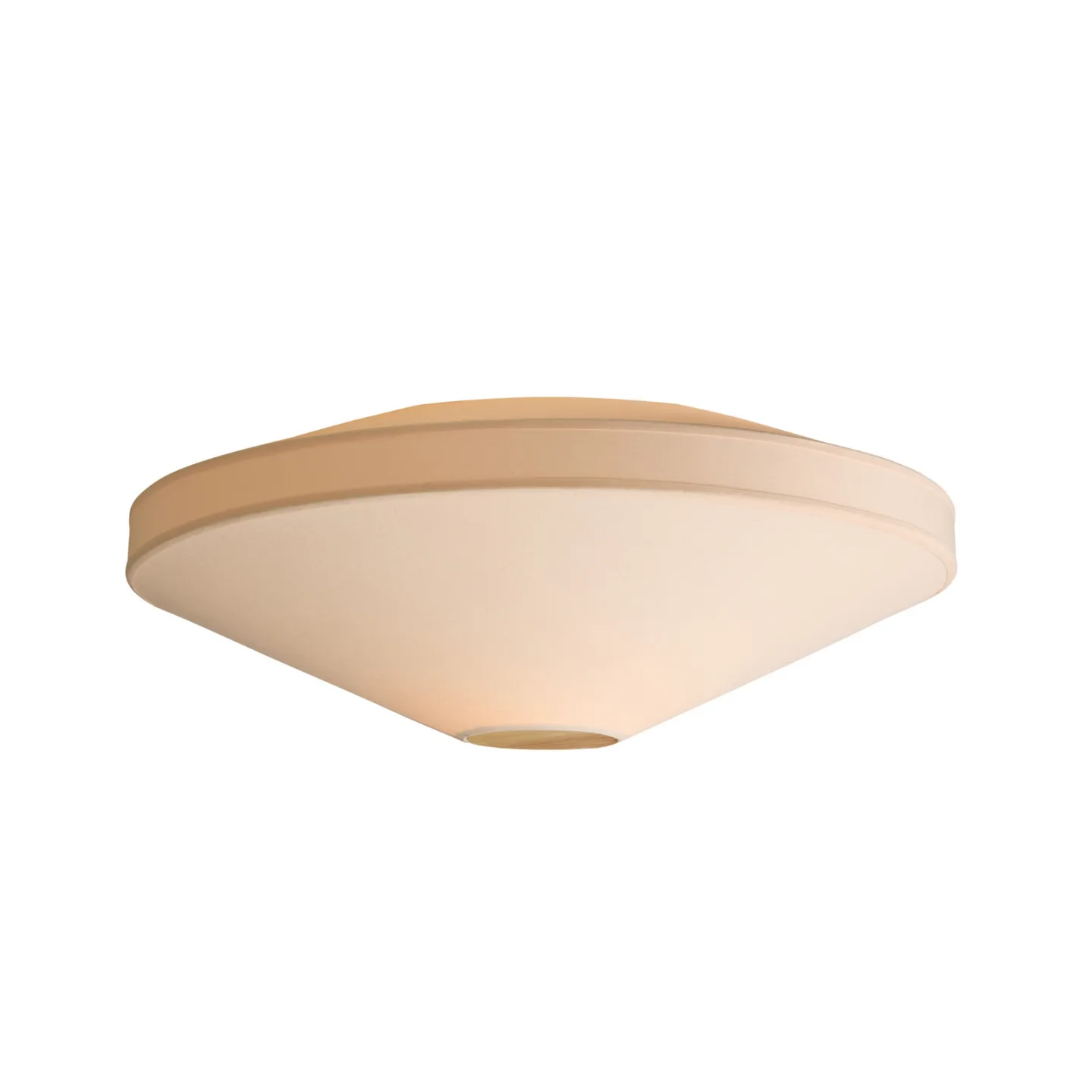 PARIS Deckenlampe, Ø 56 cm, beige, Textil, E27 - Halo Design - Wohnzimmer - Stoff / Textil - Einflammig