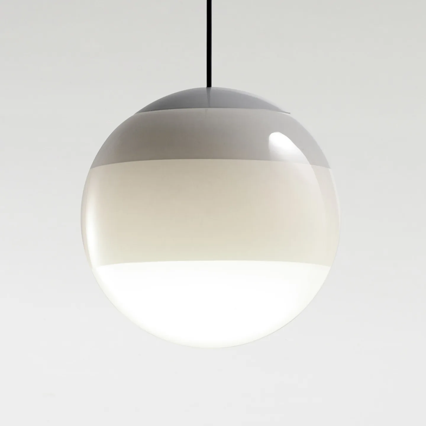 Dipping Light LED-Hängelampe Ø 20 cm weiß - MARSET - Wohnzimmer - Design - Glas - Kugel
