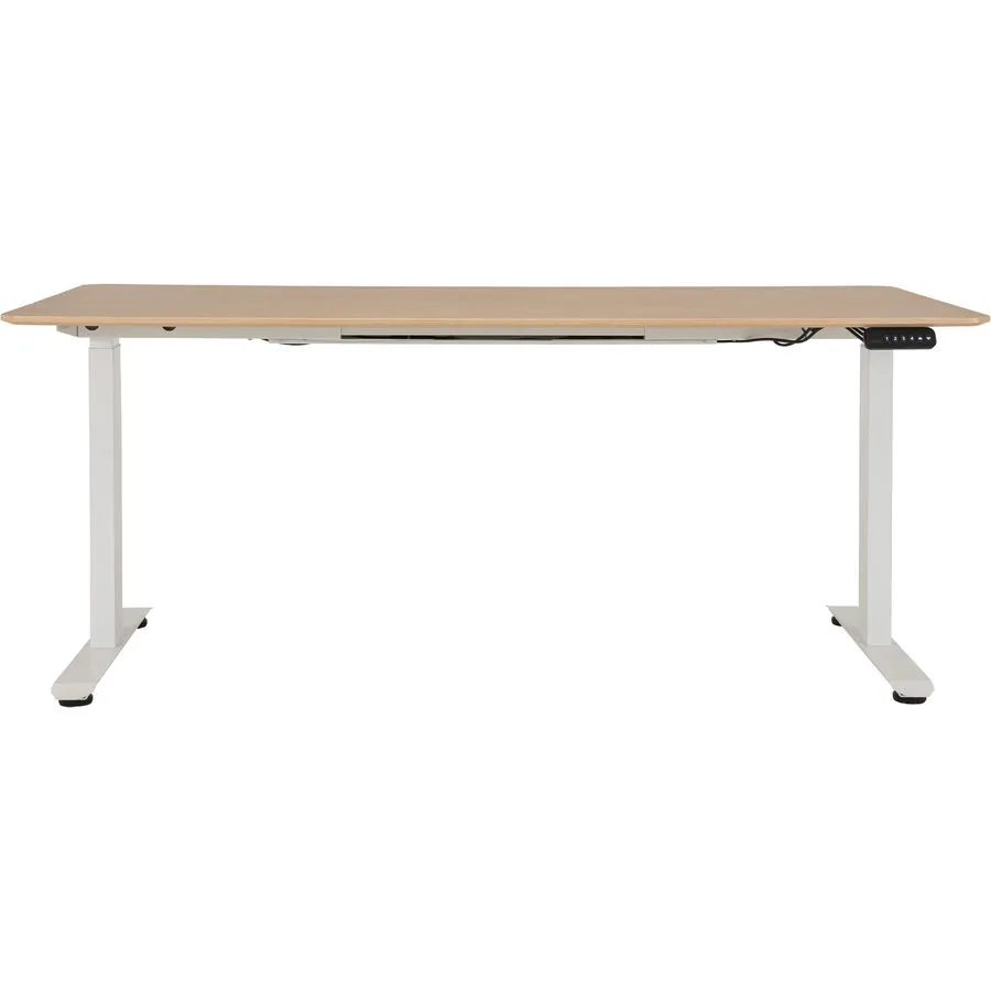 Schreibtisch Lario weiss MDF Höhenverstellbar B 180 T 80 cm