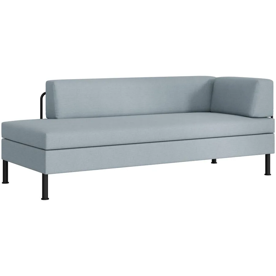 SWISS PLUS Bettsofa Bed for Living Singolo Blau Stoff 205 cm 85 cm - Möbel Konfigurator: Traummöbel individuell zusammenstellen - Schweizer