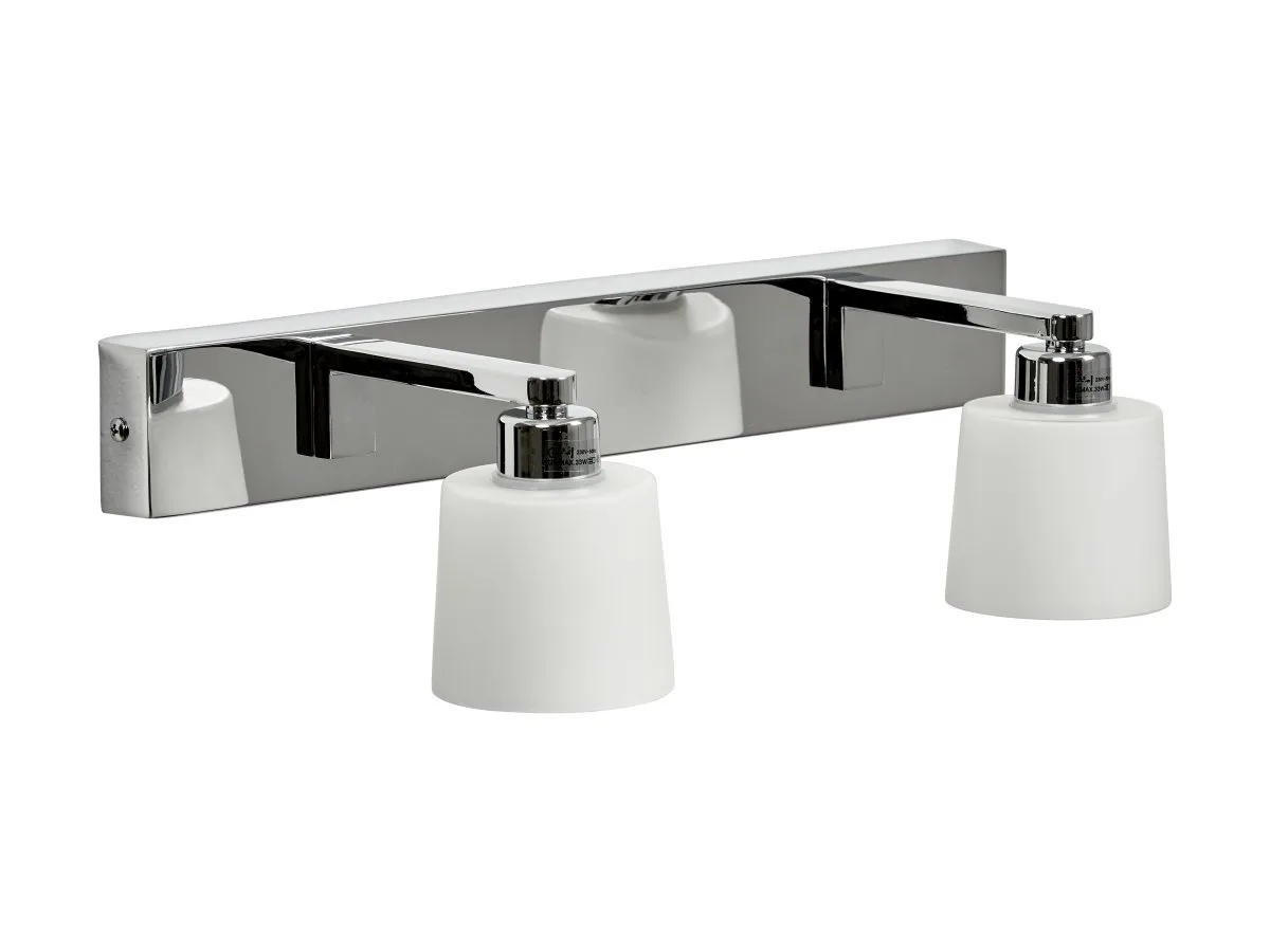 Armaturhantverk - Ulvö 40cm - Badrumslampa - Krom