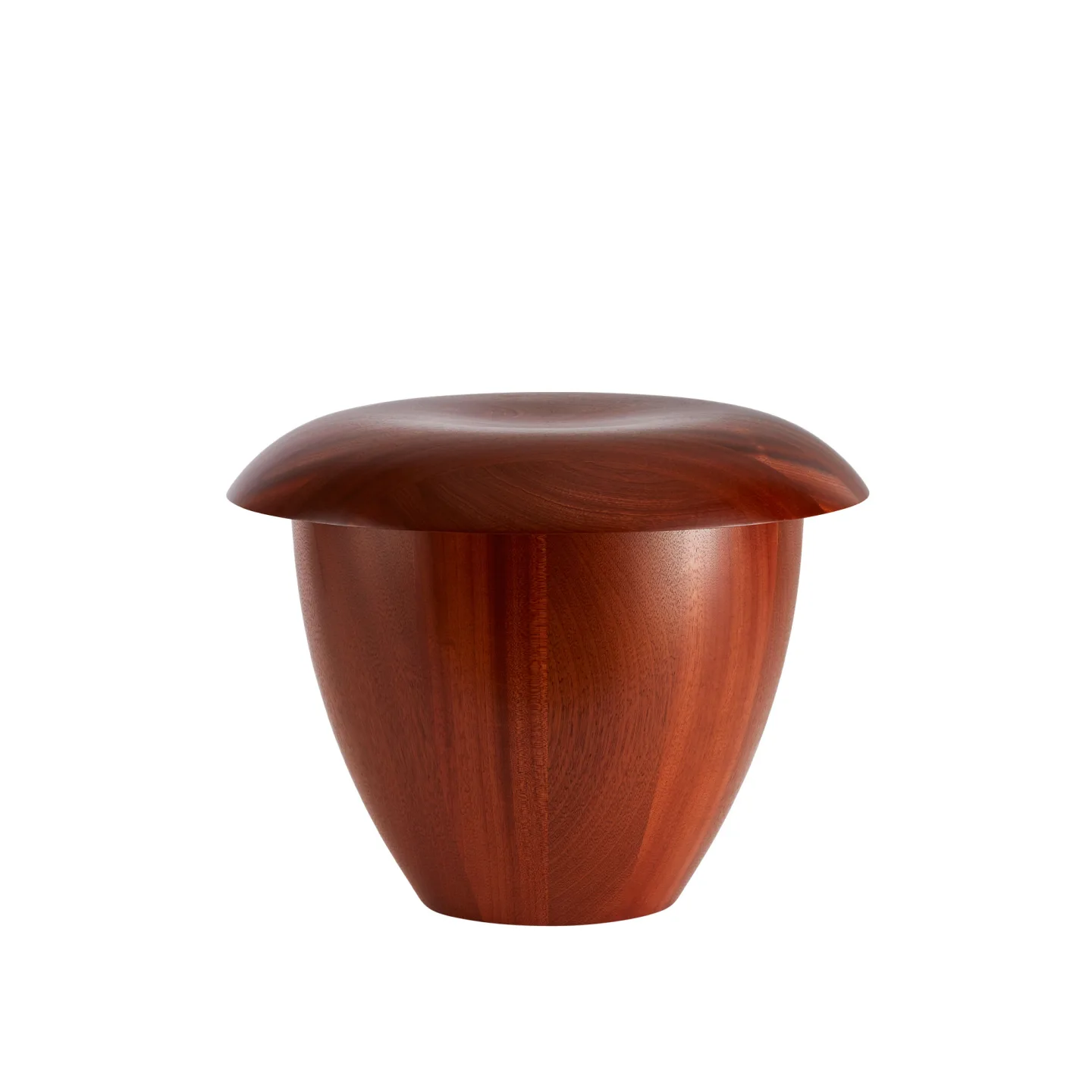 Karakter - Bon Stool, Mahogany - Pallar - Aldo Bakker - Träfärgad - Trä