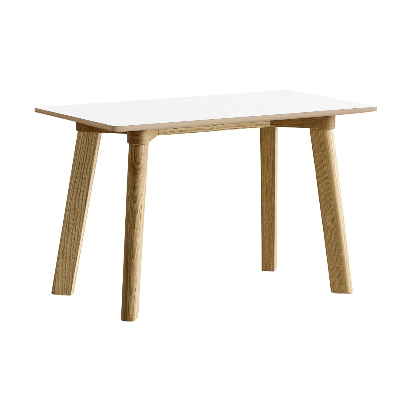 HAY CPH215 Deux 2.0 bänk 75 cm Pearl white-lacquered oak
