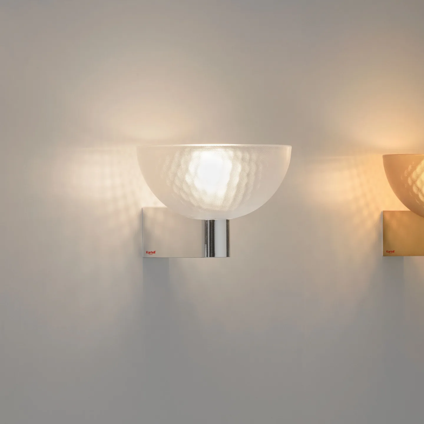 Fata Væglampe Crystal - Kartell - Stue - Design - Plastik - Med én lyskilde