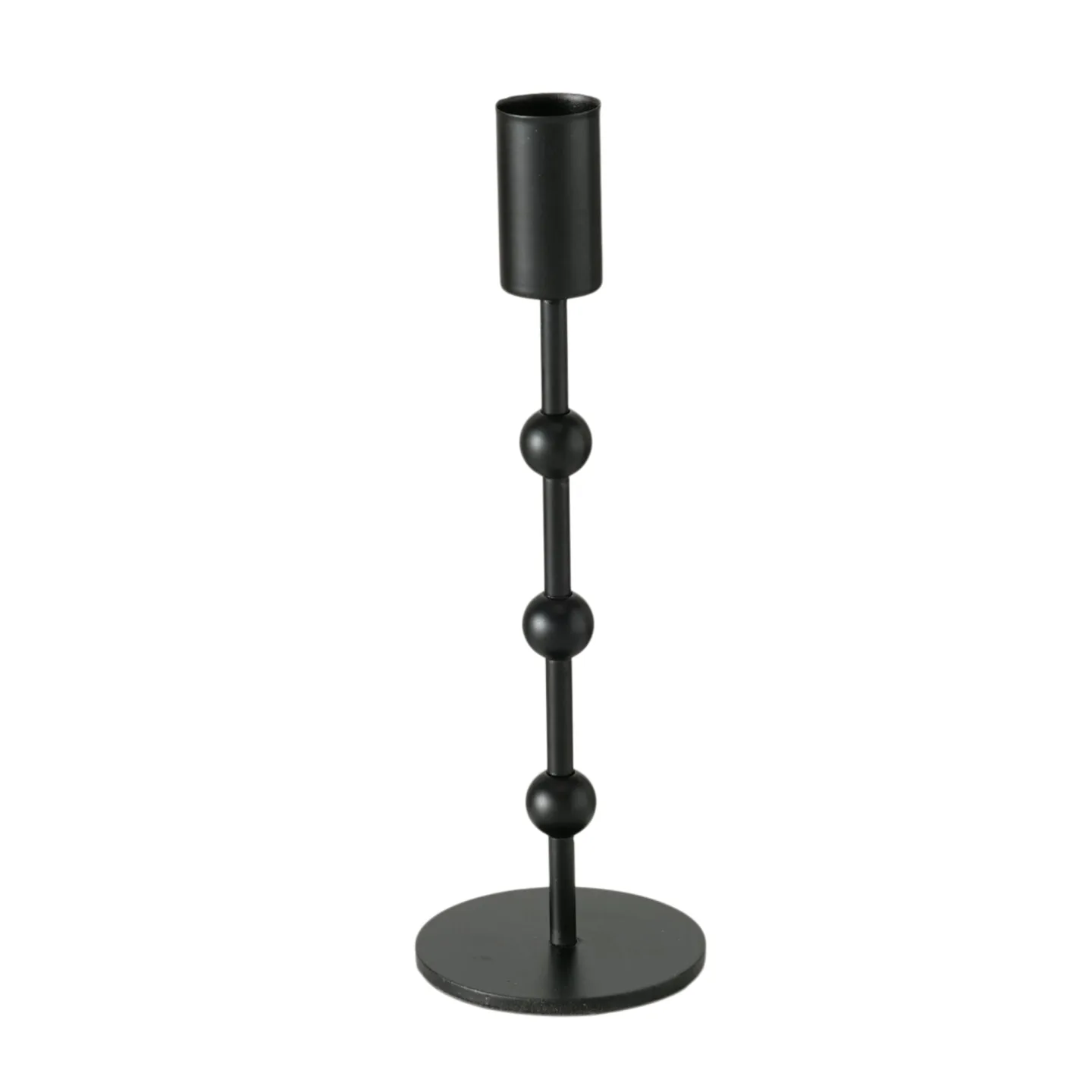 Boltze Kerzenständer Kimberly, Eisen, Schwarz | Schubiger Möbel