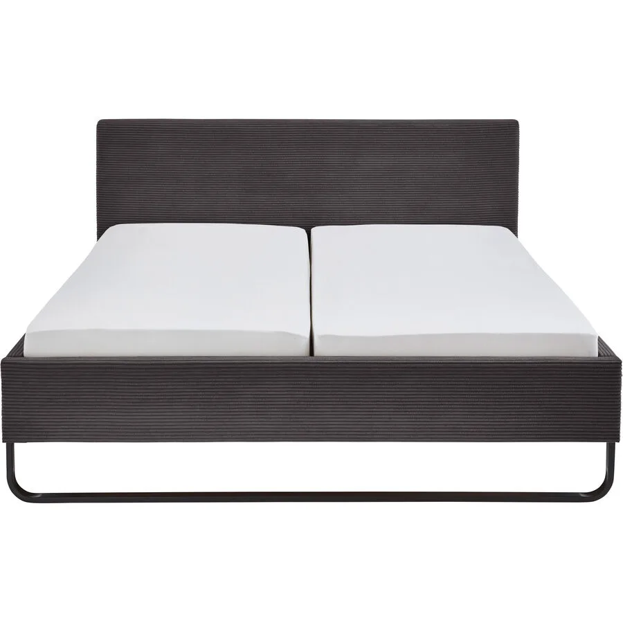 Bett Kassy Grau Polyester 180 x 200 cm
