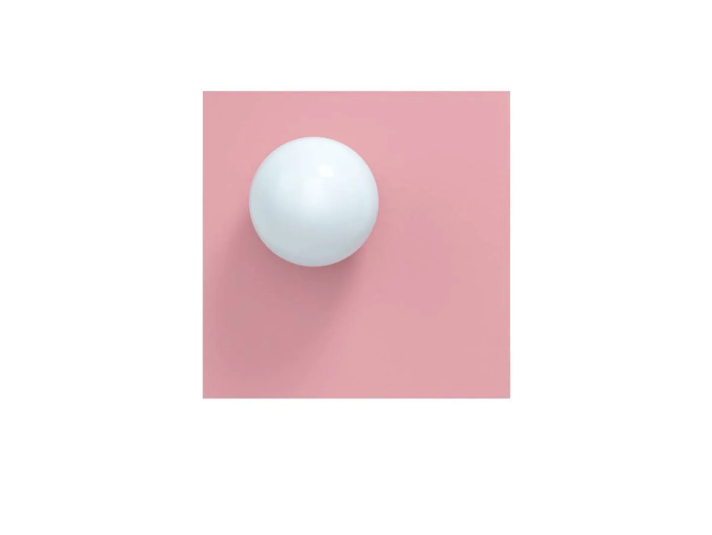 Candy Big Square S vegg-/taklampe, rosa - Swedish Ninja - Stue - Metall