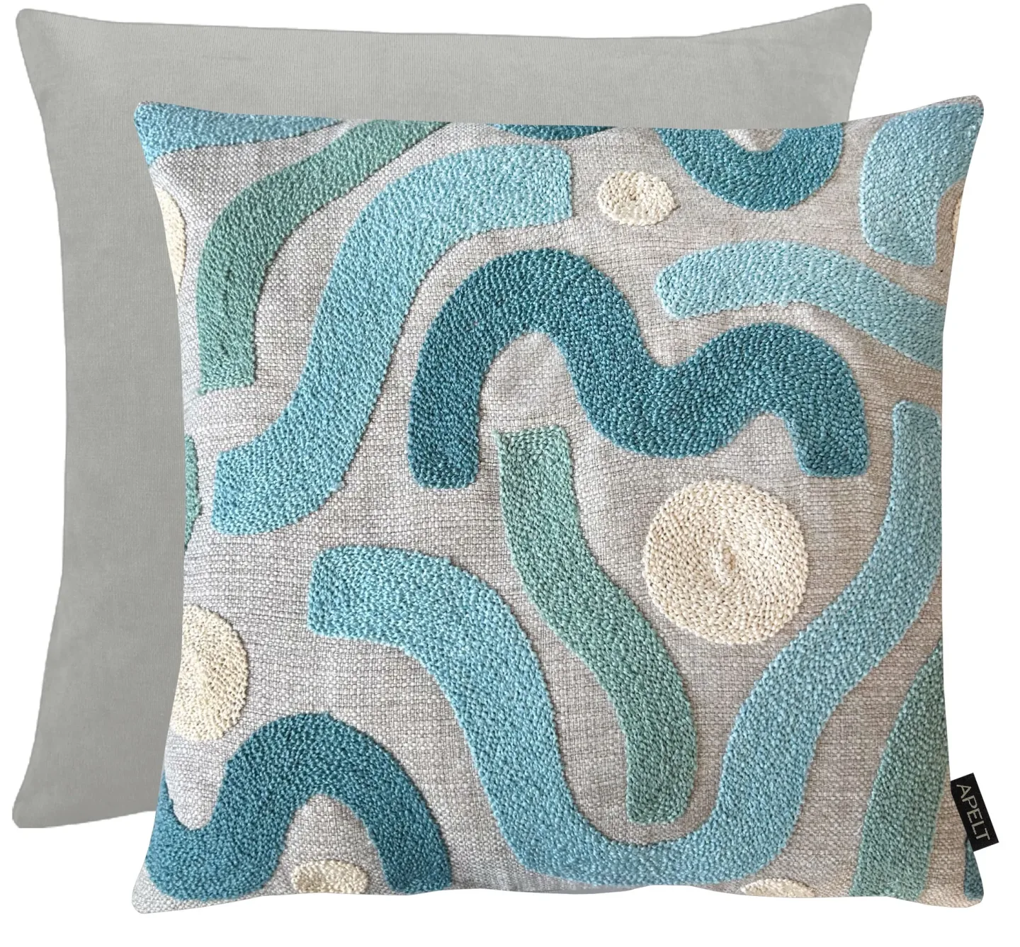 Apelt Kissenhülle Malva Blau 45x45 cm Blau | Schubiger Möbel