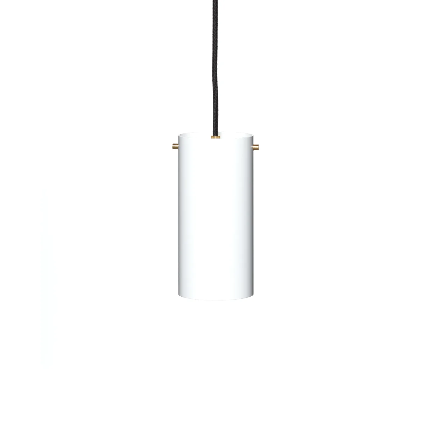 Rubn - Volume 1 Pendant Medium - White/ Brass - Pendellampor - Niclas Hoflin - Guld,Vit
