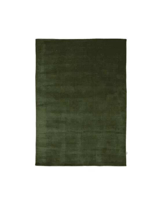 Solid tæppe forest green