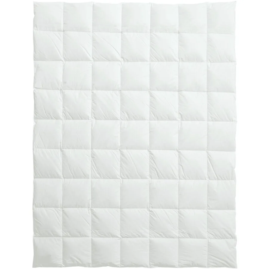 Daunenduvet Billerbeck Organic Goose Light Karosteppung 240x240cm - Farbe: Weiss