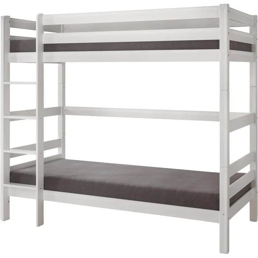 Kinderbett Pino weiss Buche 90 x 200 cm