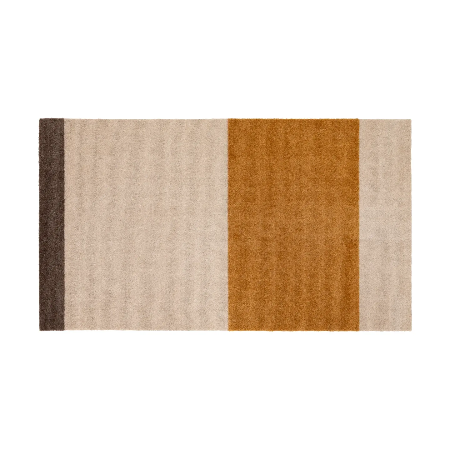 tica copenhagen Stripes gångmatta horisontell Ivory-dijon-brown, 67x120 cm