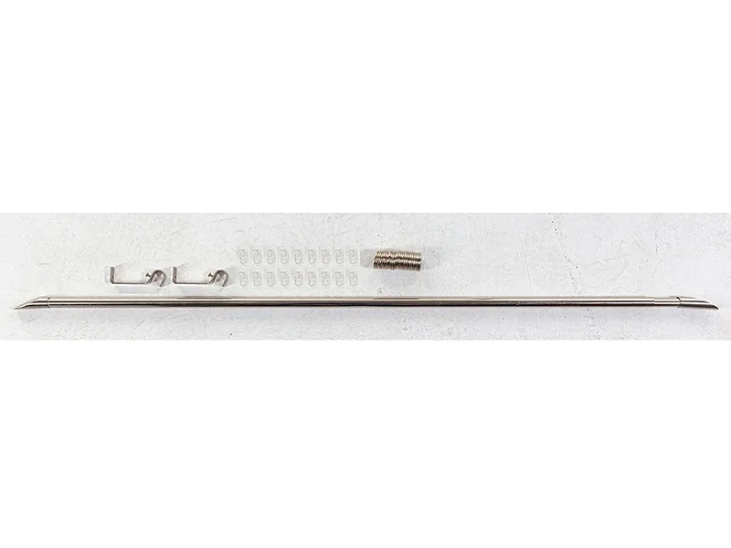133x6cm weiss Metall weiss