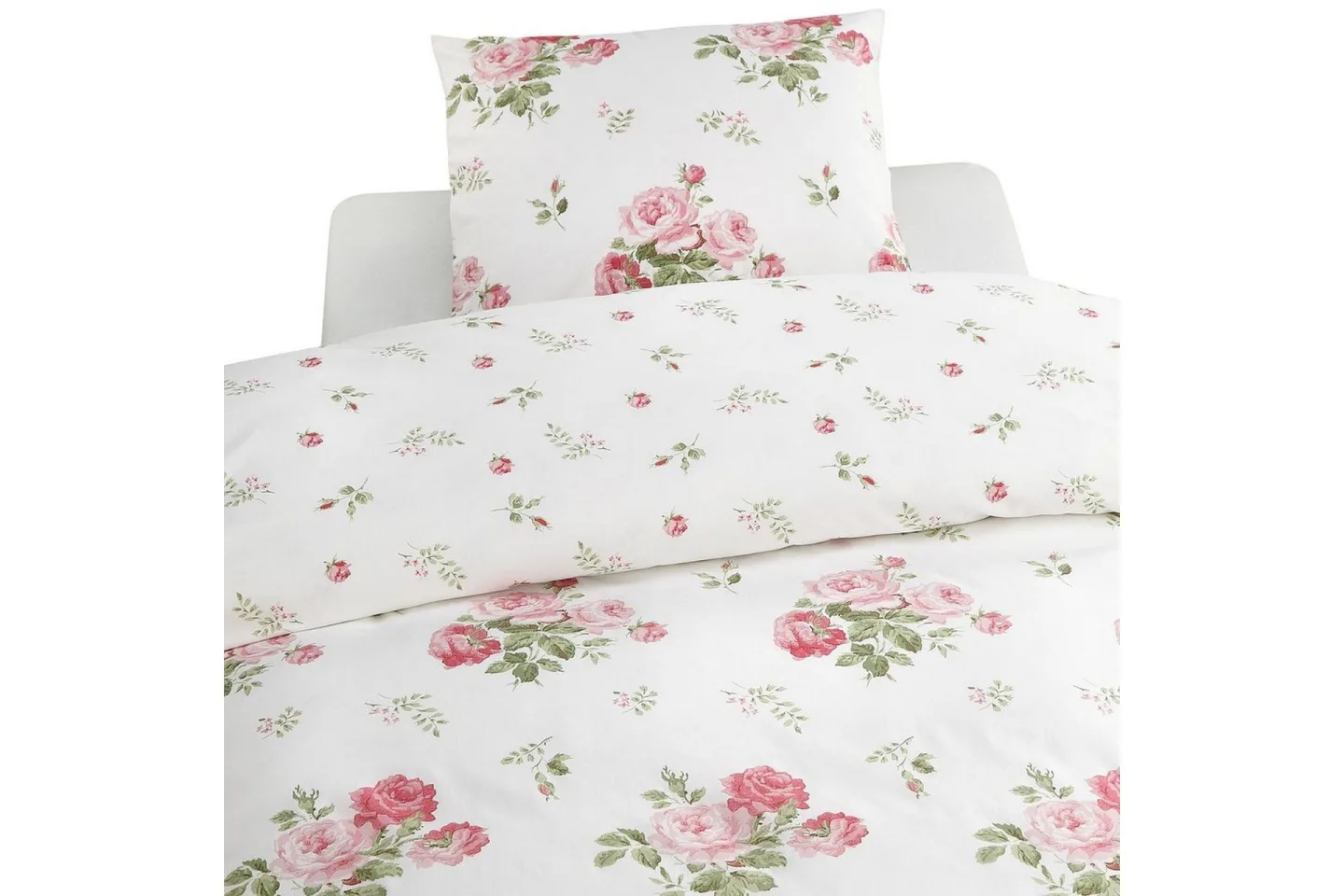 Påslakanset Enkelsäng 2-Dels New Dawn Rosa - Borganäs of Sweden