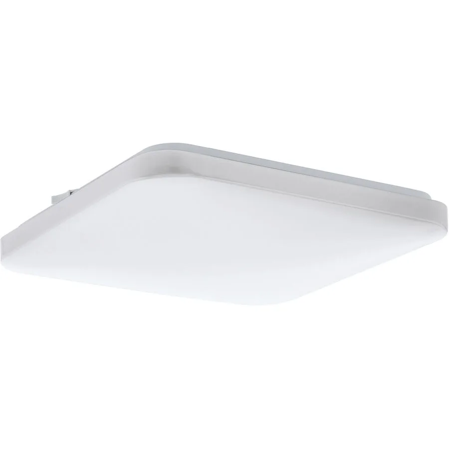 Eglo Deckenlampe Frania Weiss Stahl/Kunststoff 33 cm 7 cm - Material: Kunststoff/Stahl - LED - Lichtfarbe: Warmweiss