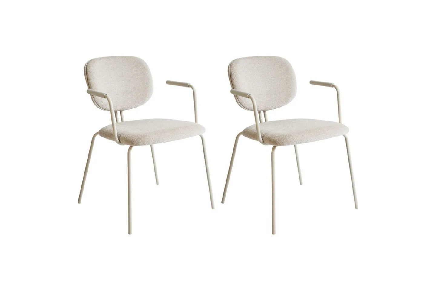 Set med 2 matstolar Carille -