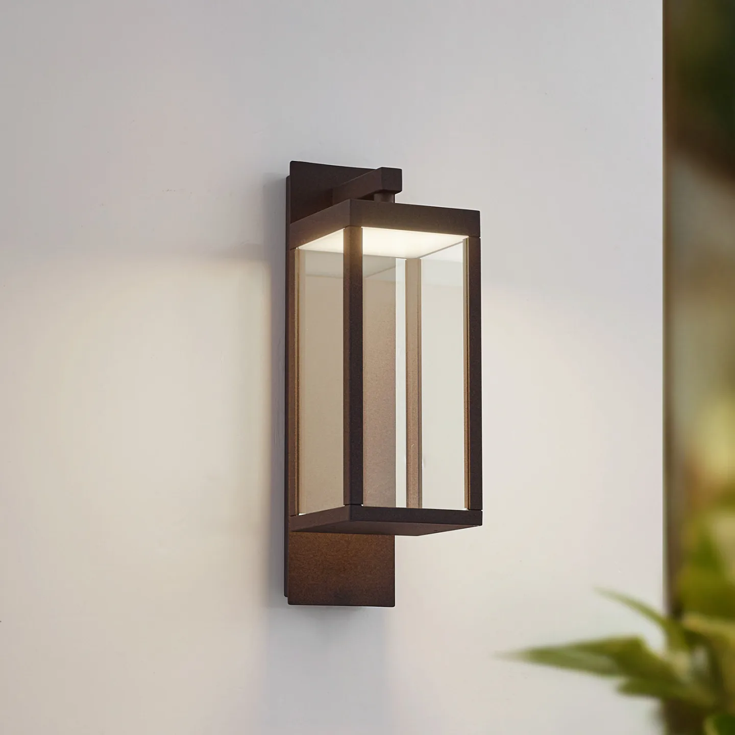 Ferdinand LED-Außenwandlampe, rost, Metall, IP54 - Lucande - Balkon - Modern - Aluminium - Einflammig