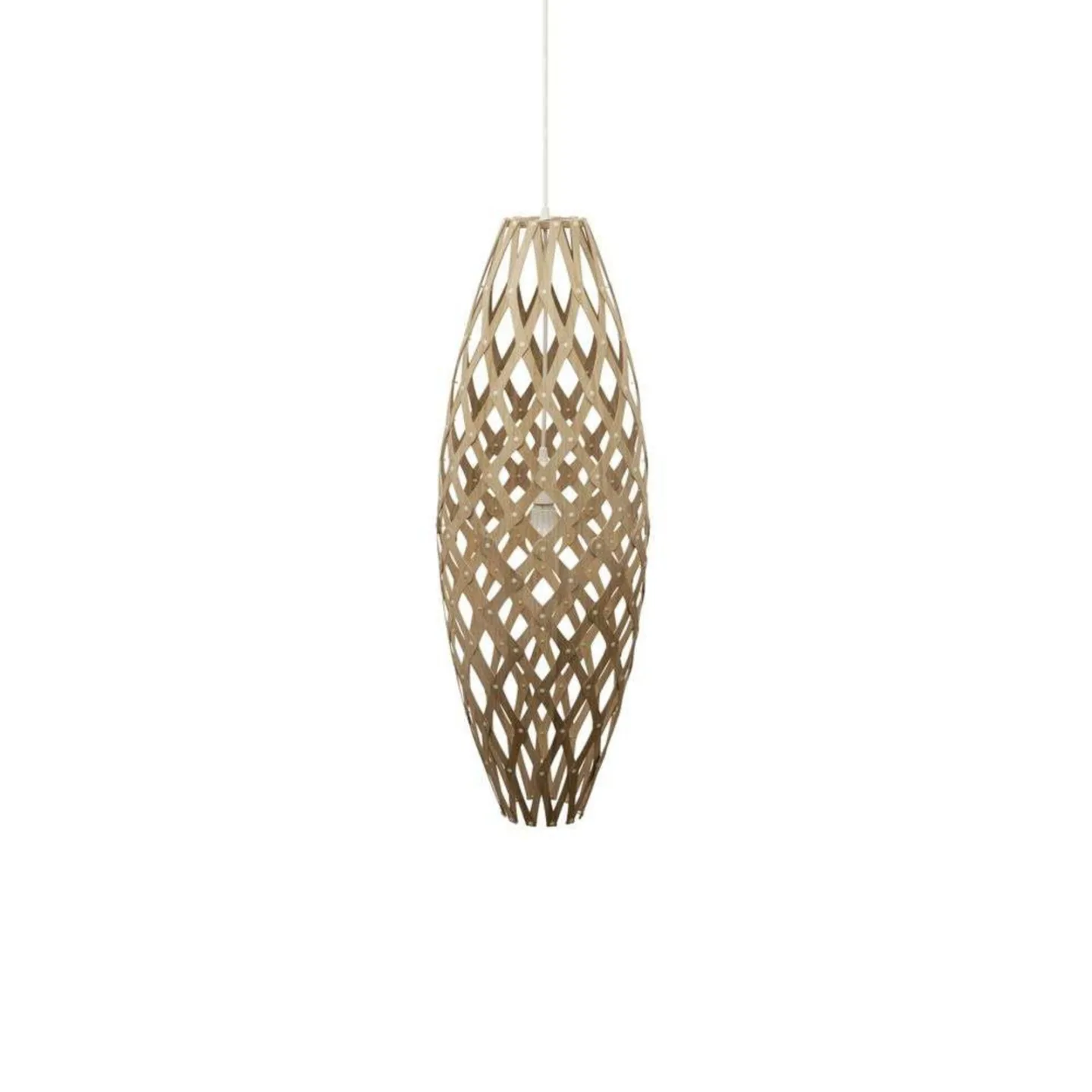 Hinaki Taklampa H90 Bamboo - David Trubridge - Vardagsrum - Bambu