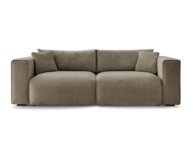 3er Sofa BOBOCHIC EZECHIEL Stoff taupe
