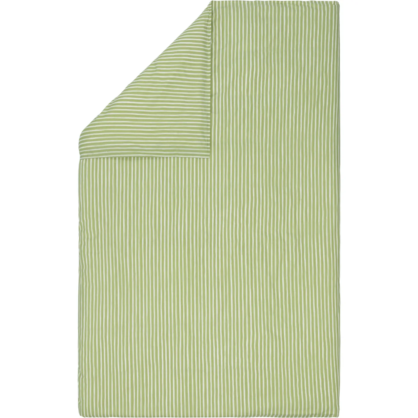 Marimekko - PICCOLO DC 150x210 CM, pear, off white - Påslakan - Vuokko Eskolin-Nurmesniemi