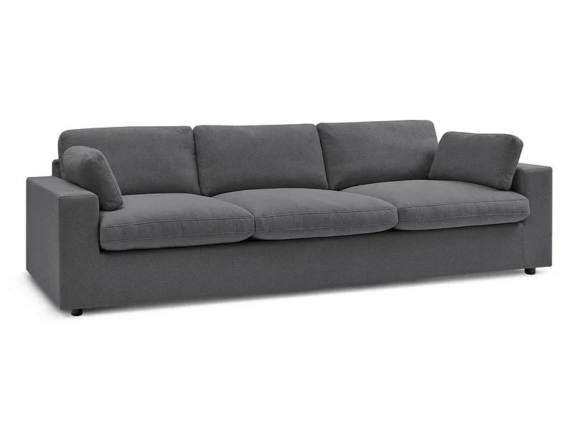Sofa BOBOCHIC BELAIR Stoff dunkelgrau