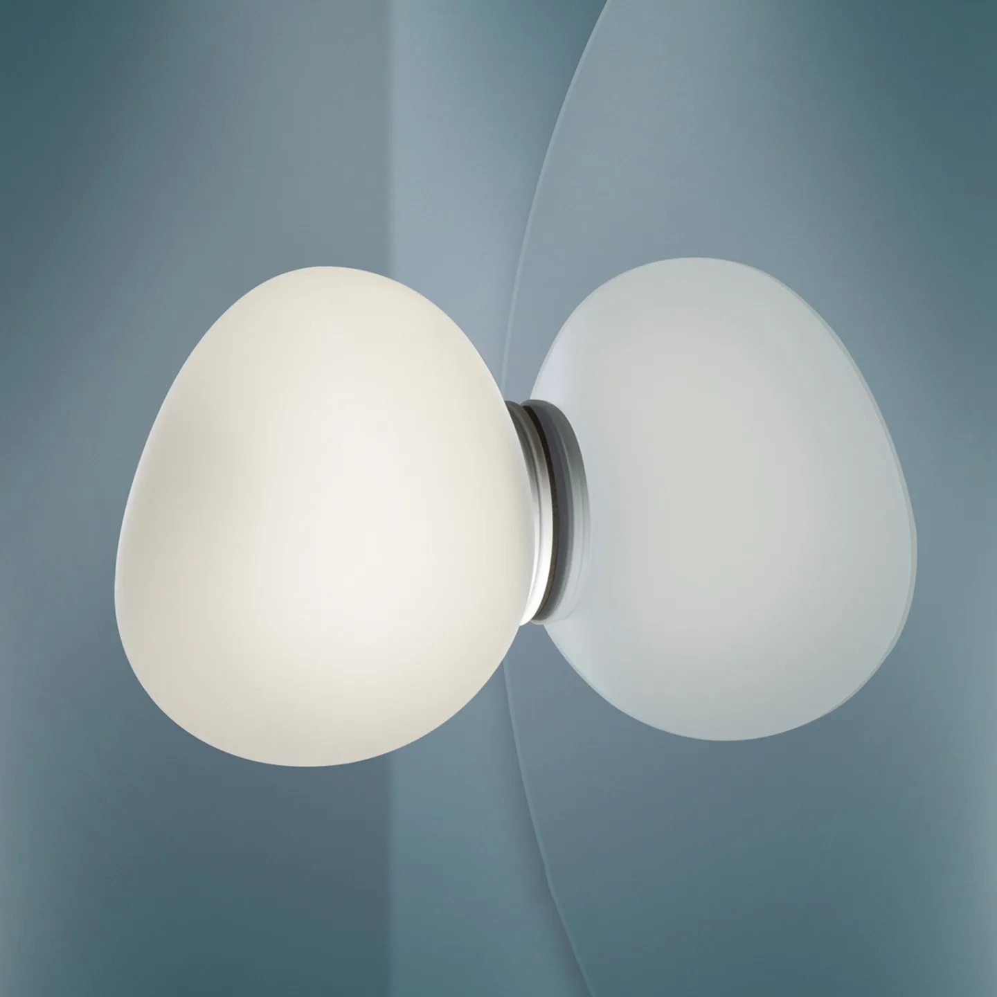 Gregg Piccola Wandleuchte IP44 Mirror Weiß - Foscarini - Badezimmer - Design - Glas - Rund