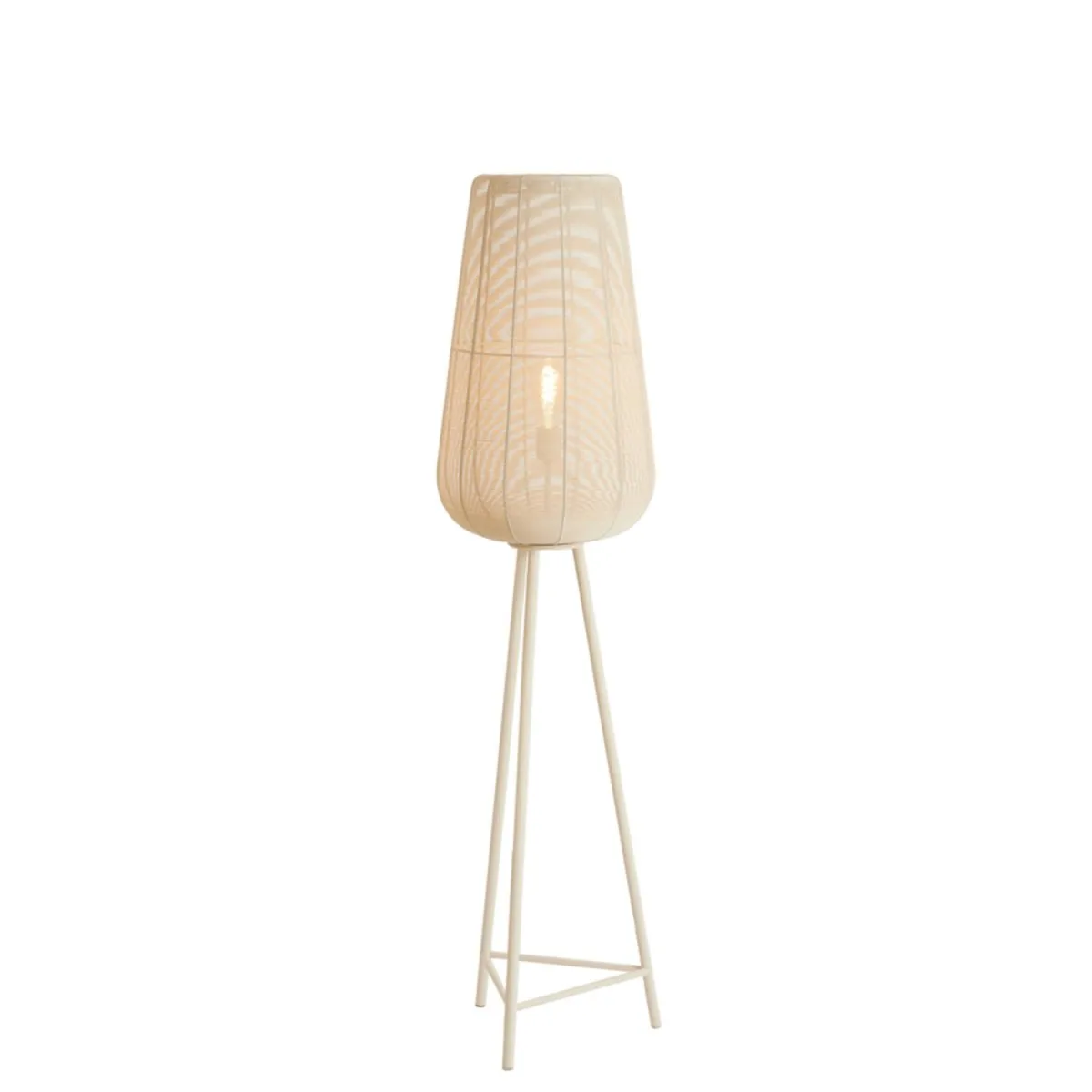 Light & Living - Adeta 147cm - Golvlampa - Krämvit