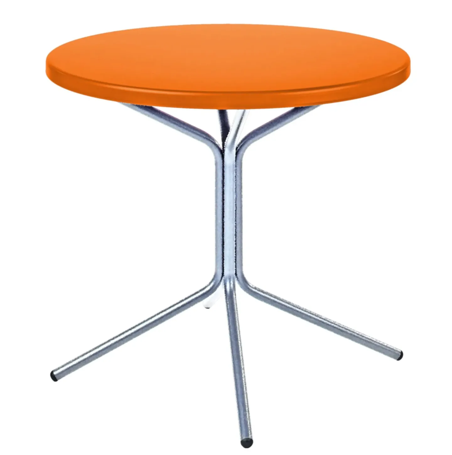 Schaffner Metall-Bistrotisch Pix Rund Feuerverzinkt Orange | Schubiger Möbel