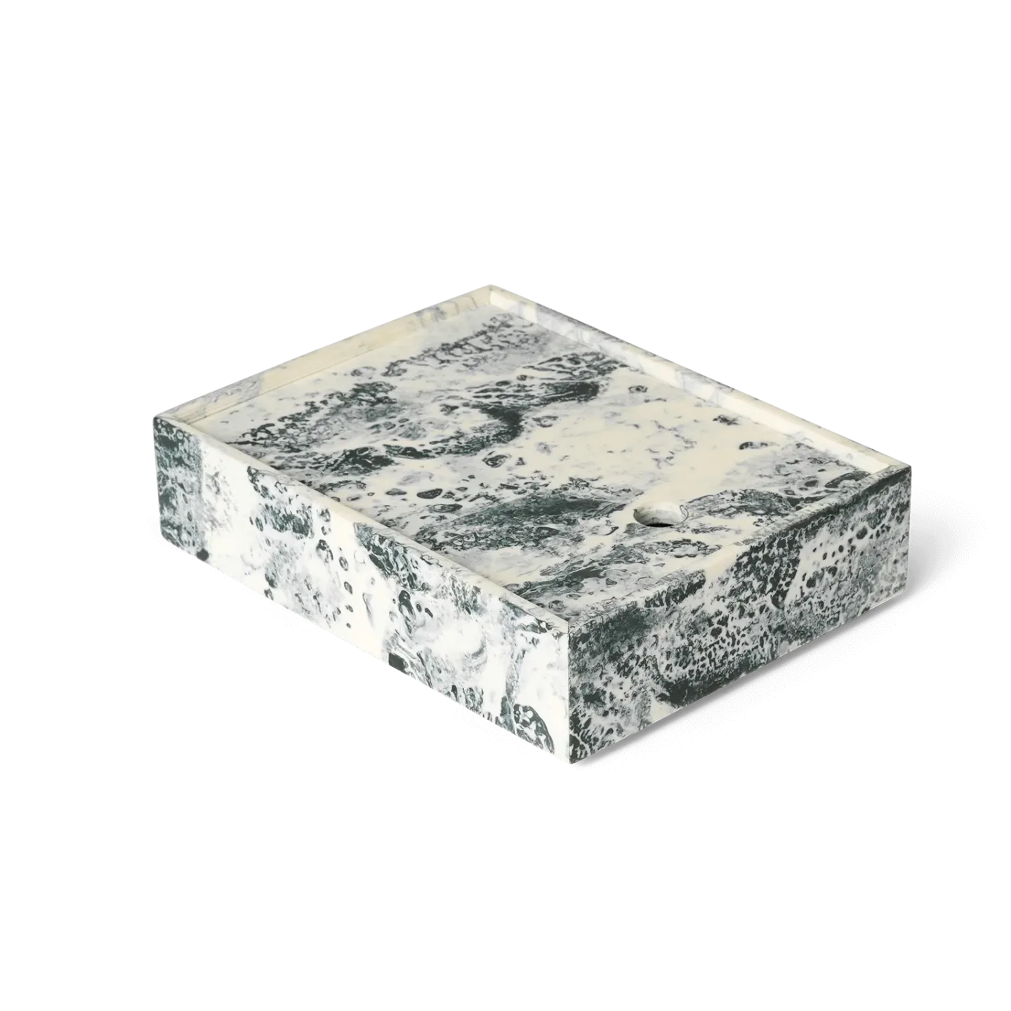 Ferm Living Mist Aufbewahrungsbox 15x20 cm Emerald-off white