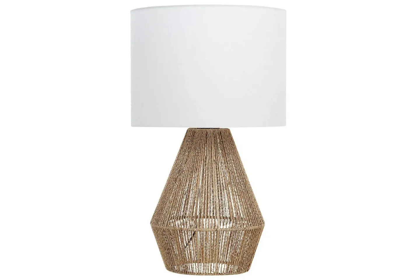 Kafelaina Bordslampa 52 cm E27 - Natur/Vit