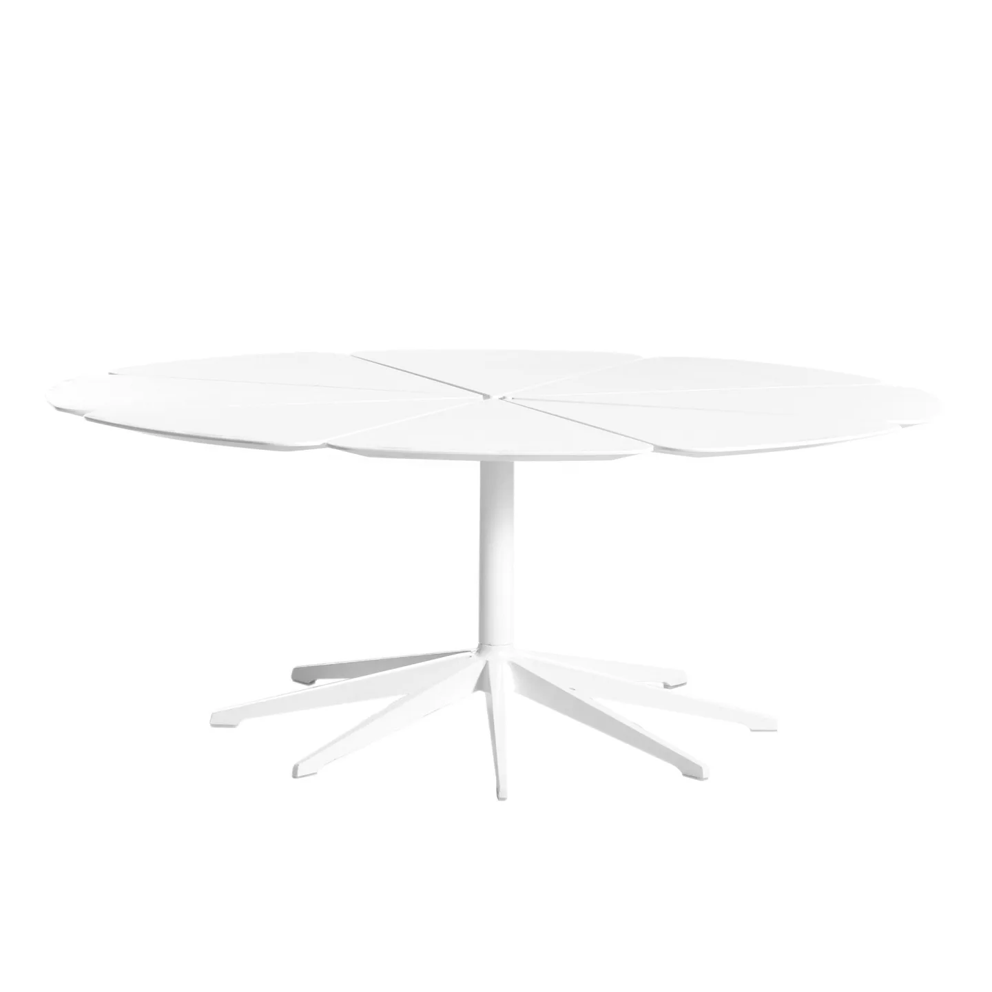 Knoll - 1966 Petal Coffee Table White - Soffbord utomhus - Richard Schultz - Vit - Metall
