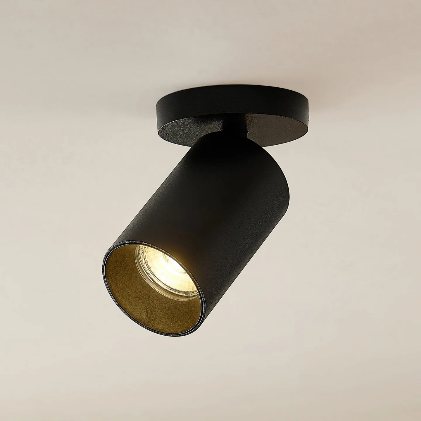 Brinja 1 Loftlampe Sort - Arcchio - Entré - Moderne - Aluminium - Med én lyskilde