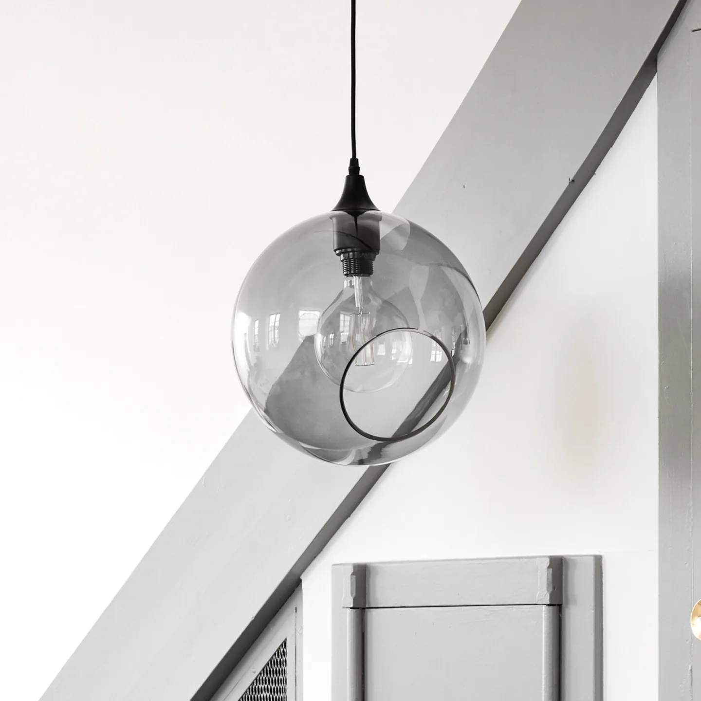 Ballroom XL Pendelleuchte Smoke - Design By Us - Wohnzimmer - Glas - Einflammig