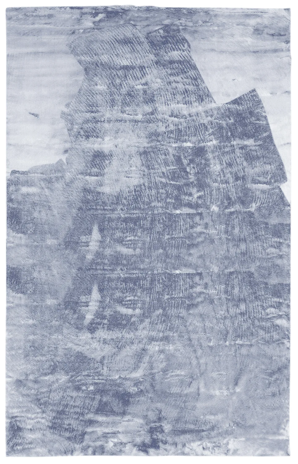 Ryetepper - Aranga Super Soft Fur (stålblå) (Størrelse: 160 x 230 cm)